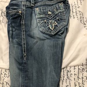 Kyla Rock revival mid rise, ankle skinny size27X26